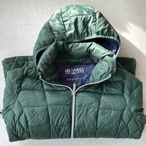 Michael Kors Green Puffer Jacket